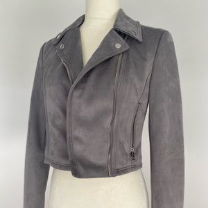 Express XS Moto Jacket NWOT gray